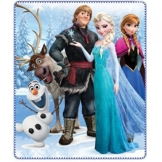 BERONAGE DISNEY KUSCHELDECKE FROZEN - DIE EISKÖNIGIN MOTIV TEAM - VÖLLIG UNVERFROREN - 120 x 140 cm - DECKE - FLEECEDECKE - ANNA - ELSA - OLAF - KRISTOFF - SVEN - NEU & OVP - 1