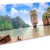 Canvas Geeks Leinwandbild, Thailand Strand Island, Panorama, gerahmt, 135cm Wide x 45cm high - 1