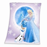 Disney Eiskönigin Fleece Decke 110x140cm Kuscheldecke - 1