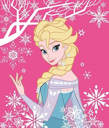 Disney Frozen die Eiskönigin Fleecedecke Kuscheldecke 120x140 - 1
