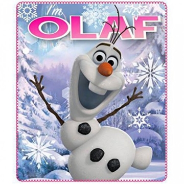 Disney Frozen / Eiskönigin OLAF Polar Fleecedecke 120x140cm - 1