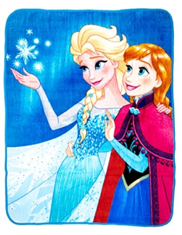 Disney "Frozen Lights 'Super Soft Fleece Decke, Mehrfarbig - 1