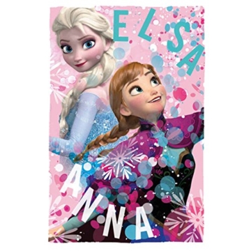 Disney wd19054 Frozen Anna und Elsa Polar Fleece Decke, 150 x 100 cm - 1