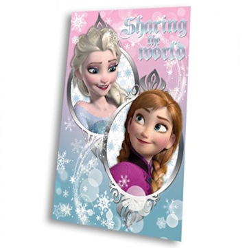 Fleecedecke mit Disney Frozen / Die Eiskönigin Motiv 100x150 cm - 1