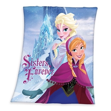 Herding 7580079035412 Fleecedecke Disney's Die Eiskönigin, Größe: 130 x 160 cm, 100 % Polyester - 1