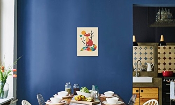 JUNIQE® Leinwandbild 40x60cm Kinderzimmer & Kunst für Kinder - Design „Rainbow Fox“ (Format: Hoch) - Leinwand, Bilder auf Leinwand & Leinwanddrucke von unabhängigen Künstlern - Kunst mit Füchsen - entworfen von Andy Westface - 2