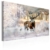 murando - Bilder Hirsch 120x80 cm - Leinwandbild - 1 Teilig - Kunstdruck - modern - Wandbilder XXL - Wanddekoration - Design - Wand Bild - Natur Tier Landschaft g-C-0057-b-b - 1