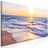 murando - Bilder Meer Strand 135x45 cm - Vlies Leinwandbild - 1 Teilig - Kunstdruck - modern - Wandbilder XXL - Wanddekoration - Design - Wand Bild - Sonnenuntergang c-B-0389-b-d - 1