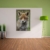 Pixxprint schöner Fuchs Leinwand, XXL riesige Bilder fertig gerahmt mit Keilrahmen, Kunstdruck auf Wandbild mit Rahmen, günstiger als Gemälde oder Ölbild, kein Poster oder Plakat Format: 60x40 cm - 3