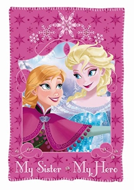 p:os 24568 Disney Frozen - My Hero Fleecedecke, ca. 100 x 150 cm, 100 % Polyester - 1
