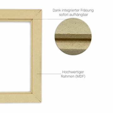 !!! SENSATIONSPREIS !!! ge Bildet hochwertiges Leinwandbild Naturbilder Landschaftsbilder - Sonnenuntergang am Strand Takamaka, Mahé - Seychellen - natur strand - 30 x 20 cm einteilig | angebote der woche geschenke für frauen geschenke für männer | 2213 F - 6