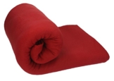 Betz Luxus Fleecedecke Kuscheldecke Größe 130x170 cm Farbe dunkel rot - 1