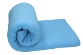 Betz Luxus Fleecedecke Kuscheldecke Größe 130x170 cm Farbe hell blau - 1