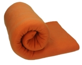 Betz Luxus Fleecedecke Kuscheldecke Größe 130x170 cm Farbe terra orange - 1