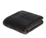 Gözze Premium Cashmere-Feeling Wohn- und Kuscheldecke, 130 x 170 cm, Anthrazit, 40128-91-130170 - 1