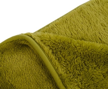 Gözze Premium Cashmere-Feeling Wohn- und Kuscheldecke, 130 x 170 cm, Limonegrün, 40128-80-130170 - 3