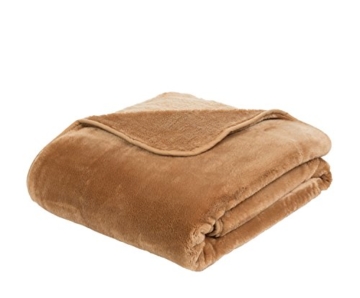 Gözze Premium Cashmere-Feeling Wohn- und Kuscheldecke, 180 x 220 cm, Sand, 40128-70-180220 - 2