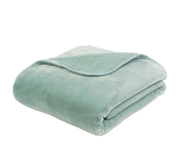 Gözze Premium Cashmere-Feeling Wohn- und Kuscheldecke, 220 x 240 cm, Aqua, 40128-55-220240 - 2