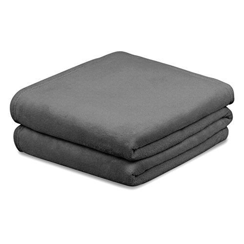 Aqua-textil Flauschige Kuscheldecke 150x200 Cm Grau-weiß - Sherpa Fleece