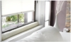 Emanhu Trading Schurwoll-Zugluftstopper Fenster 100-150 cm/Schurwoll-Zugluftstopper Tür 80-100 cm selbstklebendes Klettband (Natur, Fenster 120 cm) - 1