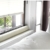 Emanhu Trading Schurwoll-Zugluftstopper Fenster 100-150 cm/Schurwoll-Zugluftstopper Tür 80-100 cm selbstklebendes Klettband (Natur, Fenster 150 cm) - 1