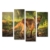 islandburner Bild Bilder auf Leinwand Junger Fuchs im Wald Poster, Leinwandbild, Wandbilder - 1