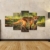 islandburner Bild Bilder auf Leinwand Junger Fuchs im Wald Poster, Leinwandbild, Wandbilder - 2
