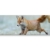 Paul Sinus Art Leinwandbilder | Bilder Leinwand 120x40cm rennender Fuchs - 1