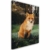 Wandbild Fuchs Kunstdruck Art Leinwandbild Tier Natur Braun 60x90 cm - 1